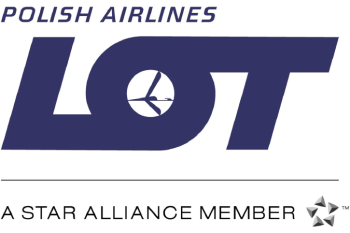 LOT polish airlines Logo der linker til booking